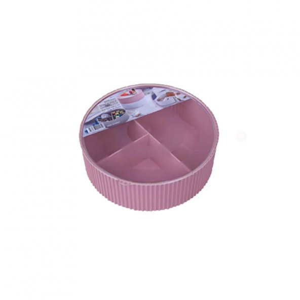 Piev 3 Bölmeli Dikiş ve Takı Kutusu Pembe - 3