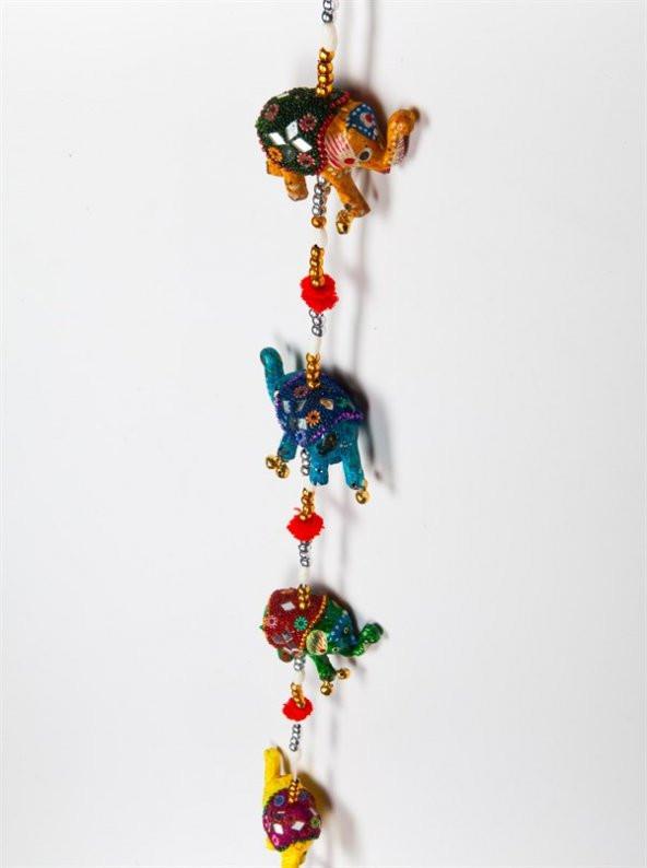 Aynalı Yedili Bereket Filleri Duvar Dekoru - Resim 2