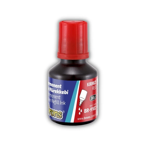 Markör Permanent Kalem Mürekkebi 30 ml 1 Adet Brons Koli Çuval Kalemi Mürekkebi 1 Adet - 3