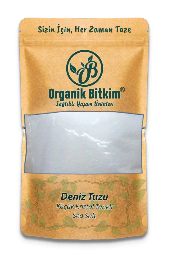 Organik Bitkim Doğal Deniz Tuzu 1000 gr