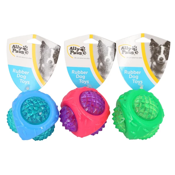 ALLY PAWS KÖPEKLER İÇİN IŞIKLI KAUÇUK OYUNCAK 10680