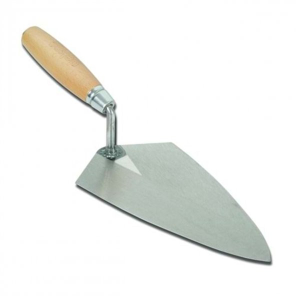 DEKOR İngiliz Malası  Yay Çeliği Ahşap Saplı 26CM 260MMX130MM CODE:315