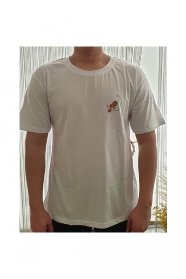 Finezza Garfield Baskılı Pamuk Beyaz T-Shirt L Beden - 970 - 3