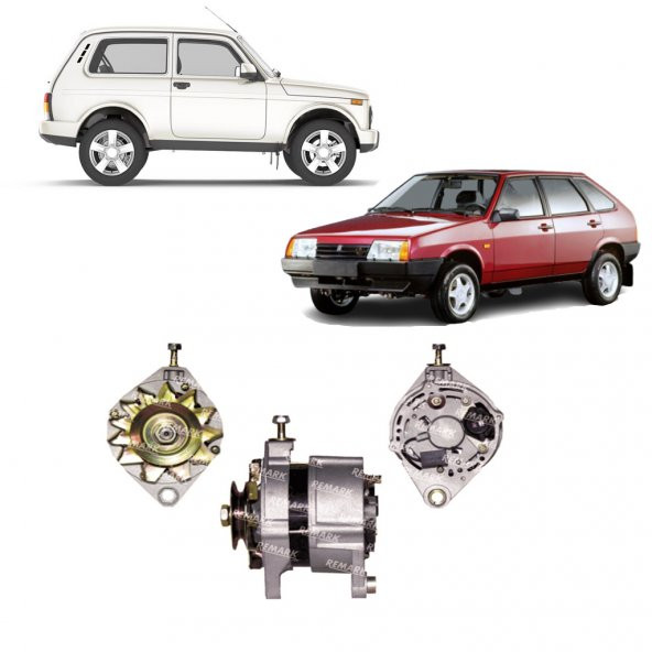 LADA SAMARA LADA NİVA 12V  80AHM ŞAR DİNAMOSU ALTERNATÖR