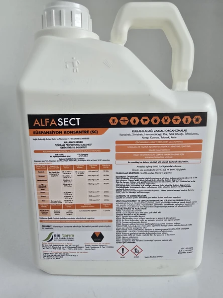 Alfa Sect SC Kokusuz Haşere Öldürücü| 5 Litre - 2