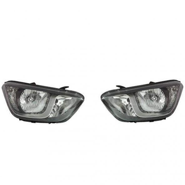 HYUNDAİ İ20 SAĞ VE SOL ELEKTİRİKLİ MOTORLU FAR TAKIMI 20122014 - 2