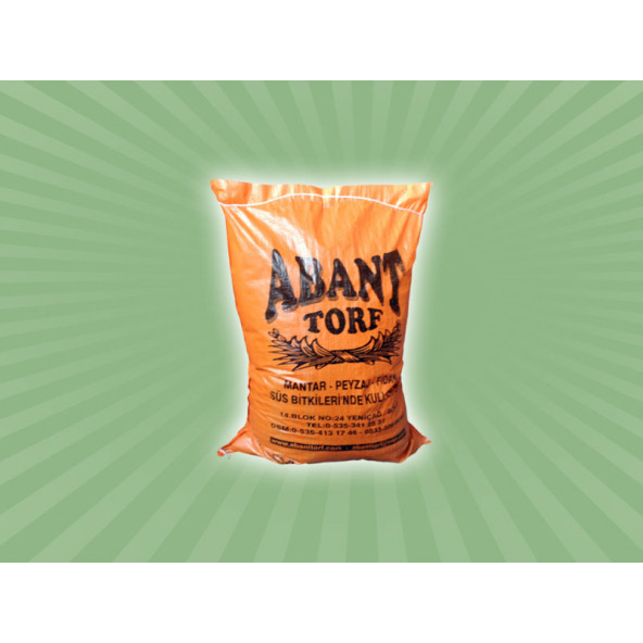 torf toprağı abant torf 40 lt lik büyük çuval
