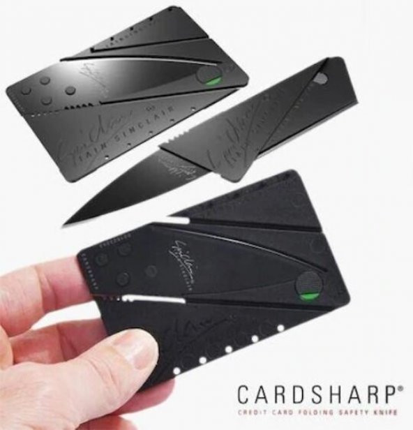 Cardsharp Kredi Kartı Şeklinde Çakı Kart Bıçak Cüzdan Tipi Pratik