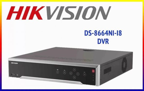 Hikvision DS-8664NI-I8 4k H265+ 64 Kanal Nvr Kayıt Cihazı