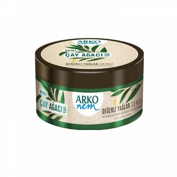 Arko Nem Değerli Yağlar Çay Ağacı El ve Vücut Kremi 250 ml