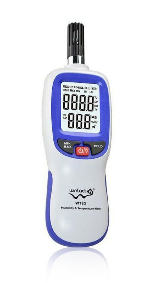 WINTACT WT83 Nem ve Sıcaklık Ölçer Yüksek Hassasiyet - Resim 3