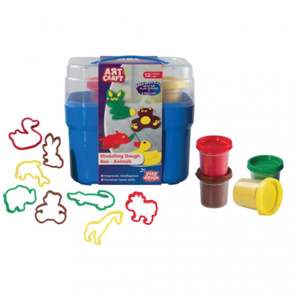 03493 Art Craft Oyun Hamur Sepeti Hayvanlar -Dede