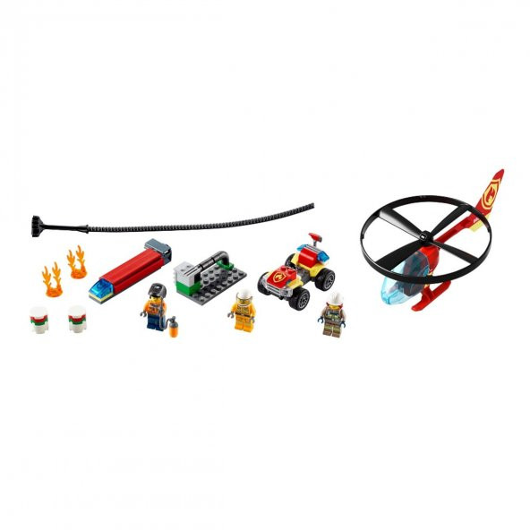 60248 LEGO® City İtfaiye Helikopteri Müdahalesi / 93 parça / +5 yaş - 2