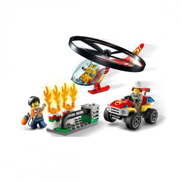 60248 LEGO® City İtfaiye Helikopteri Müdahalesi / 93 parça / +5 yaş - 3
