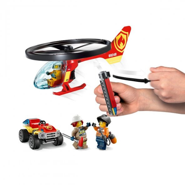 60248 LEGO® City İtfaiye Helikopteri Müdahalesi / 93 parça / +5 yaş - 4