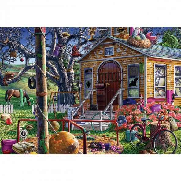 20505 KS Lonely House 1000 parça Puzzle - 4