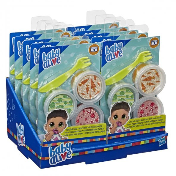 E9120 Baby Alive Super Snacks Yedek Mama Paketi / +3 yaş - 7