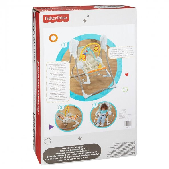 Fisher Price 3'ü Bir Arada Salıncak - 2