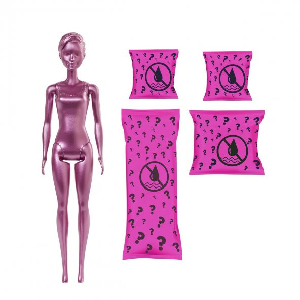 GWC55/GTR93 Barbie® Color Reveal™ Renk Değiştiren Işıltılı Sürpriz Bebekler Serisi / +3 yaş - 12