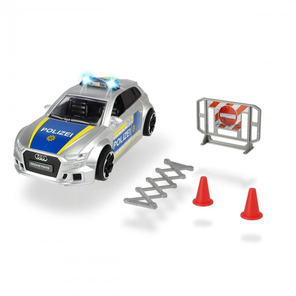 203713011 Dickie Audi RS3 Polis Arabası 15 cm - 7