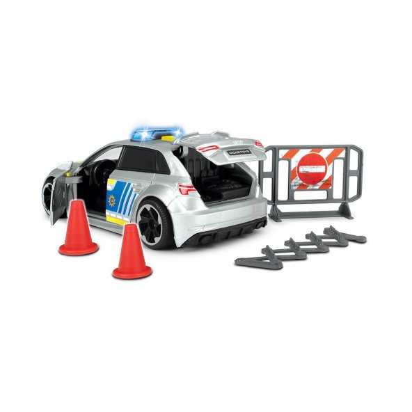 203713011 Dickie Audi RS3 Polis Arabası 15 cm - 8