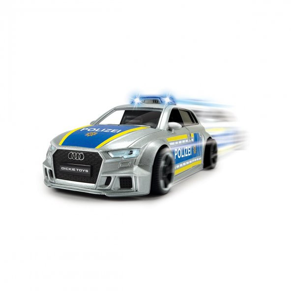 203713011 Dickie Audi RS3 Polis Arabası 15 cm - 9