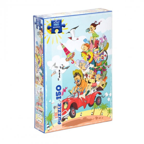 LC7352 Utku, Çılgın Tatil Yolculuğu 150 Parça Puzzle