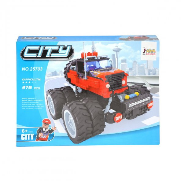 0131-25703 Asya, Bricks City Blok Seti 375 Parça - 3