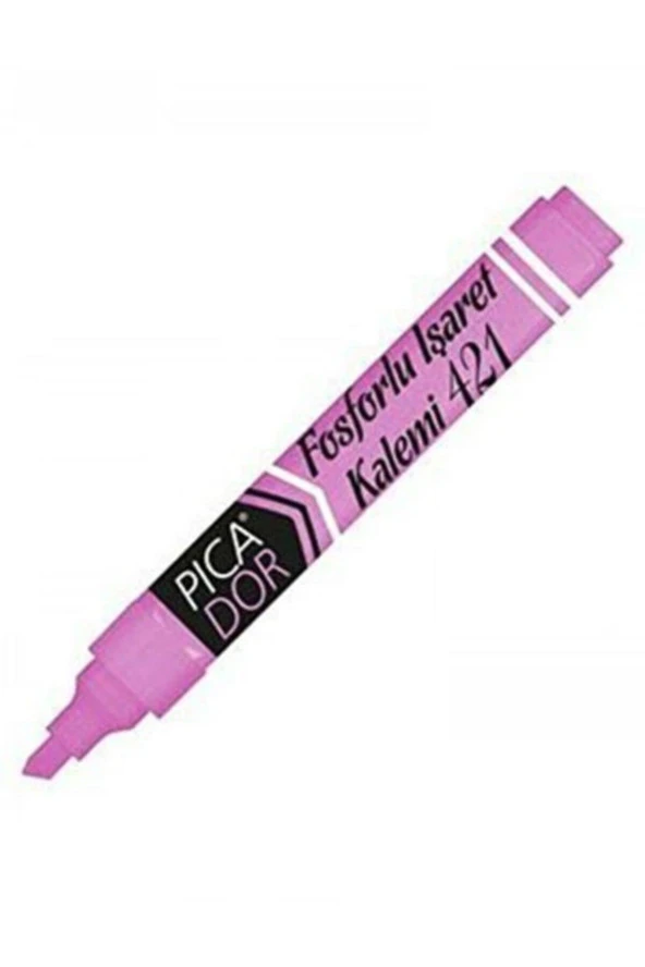 Picador Doldurulabilir Pastel Fosforlu Işaretleme Kalemi Pastel Pembe (10 Lu Paket)