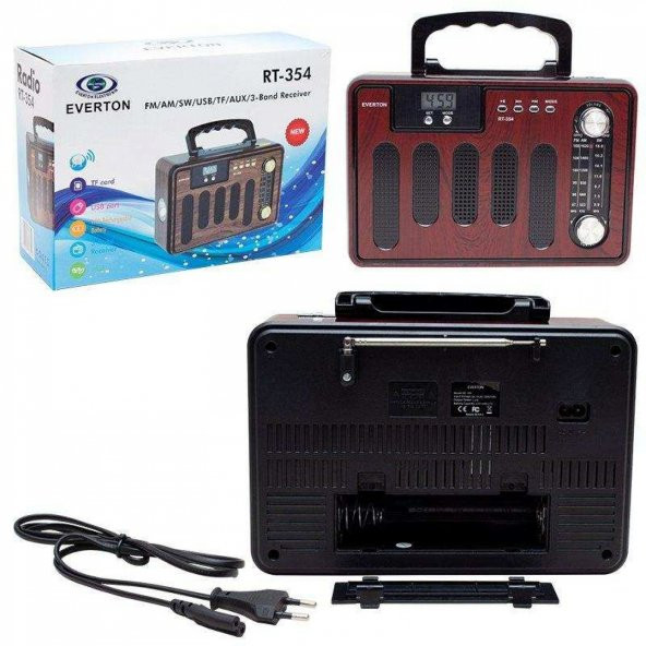 Everton Rt-354bt Usb/sd/fm/aw/sw/aux/bluetooth Destekli Nostaljik - 2