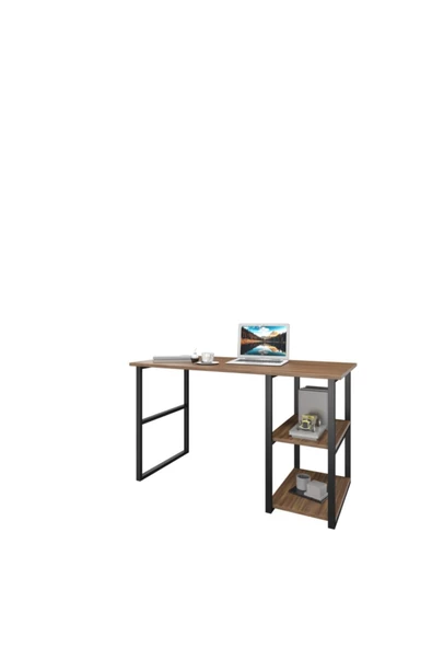 Richmond Bozkır 120'lik Metal Kitaplıklı, Bölmeli Masa, Çalışma Masası 120x70x60 cm - 4