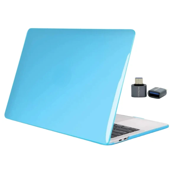 MacBook Pro 14.2 Kılıf Kristal Parlak İnce Hafif Sert Kapak Darbe Çizik Koruma Pro 14 inç M5-M4-M3-M2-M1 - Resim 8