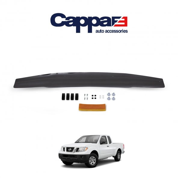 CAPPAFE Nissan Navara Ön Kaput Koruyucu Rüzgarlık 4mm (ABS) 06-15