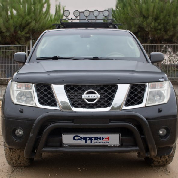 CAPPAFE Nissan Navara Ön Kaput Koruyucu Rüzgarlık 4mm (ABS) 06-15 - 4