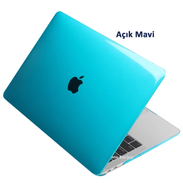 Macbook Pro Kılıf 16inç M1-M2-M3-M4, Parlak Kristal (Touchbarsız 16.2" Pro) A2485 A2780 A2991 A3403 A3186 ile Uyumlu - 11