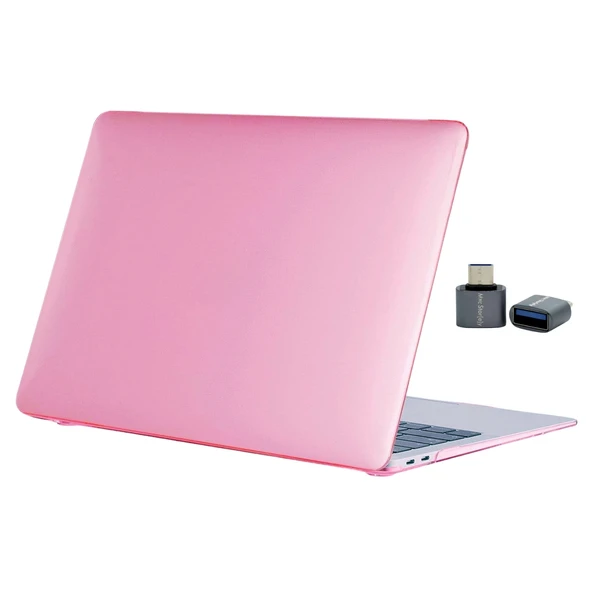 MacBook Pro Kilif 16.2 inc M4-M3-M2-M1 Kristal Parlak TPU Şeffaf Ultra İnce Darbe Çizik Koruyucu Hardcase Sert Kapak - Resim 5