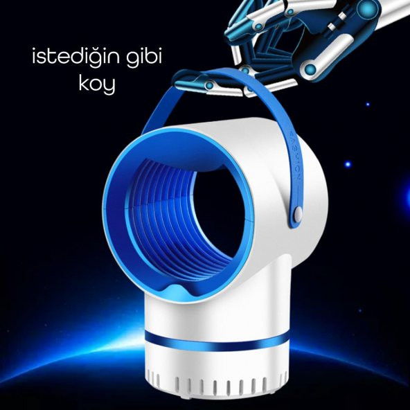 Taşınabilir Led Haşere Kovucu Lamba USB Sivrisinek Katili TE88261 - 3