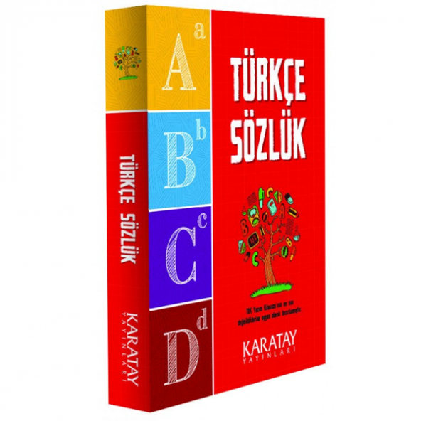 4E Sözlük Türkçe Karton Kapak 1.Hamur Karatay Yayınevi - 2