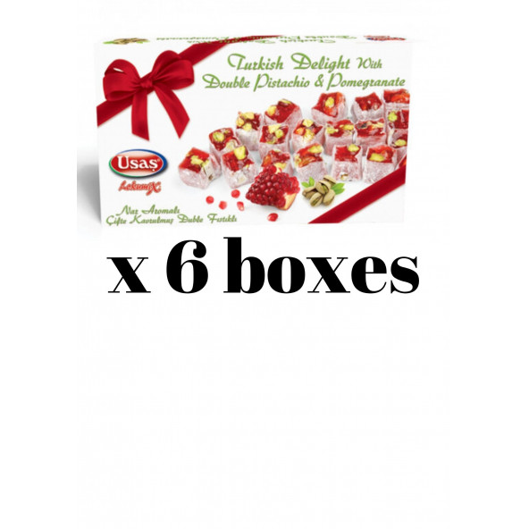 Delight with Double Pistachio & Pomegranate 350 gr x 6 boxes