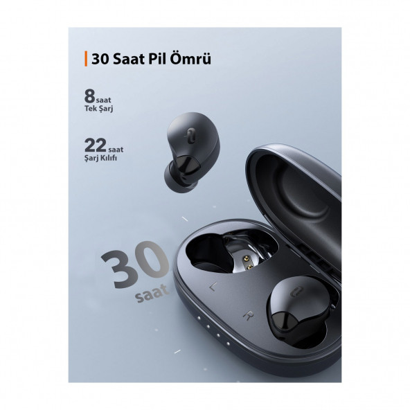 TaoTronics SoundLiberty 79 PRO IPX8 Su Geçirmez Yapay Zekalı Gürültü Engelleyicili Bluetooth Kulaklık 30 Saat Müzik Siyah - 4