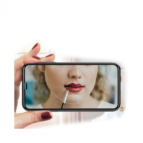 Joyroom JM2019 iPhone X - XS Aynalı Cam Full Ekran Koruyucu - Resim 2