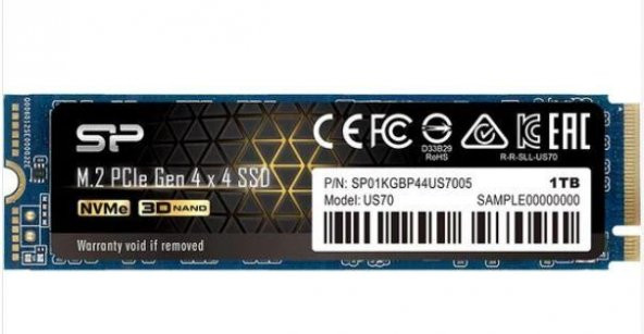 1 TB SILICON POWER SP01KGBP44US7005 M.2 NVME PCIE GEN4X4 5000-4400MB/S