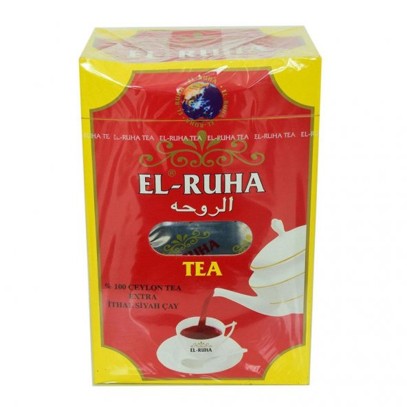 El-Ruha %100 Ceylon Tea Extra İthal Siyah Saf Seylan Çayı 800 Gr