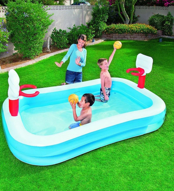 Pompalı- Bestway 54122 Basket Potalı, Şişme Eğlence Havuzu - 3
