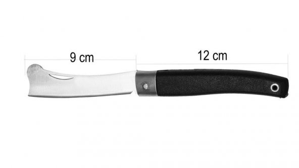 Desan Düz Aşı Bıçağı Bağ Bıçağı Paslanmaz Ceviz Aşı Bıçağı 21cm Plastik Saplı Takkalı - 5