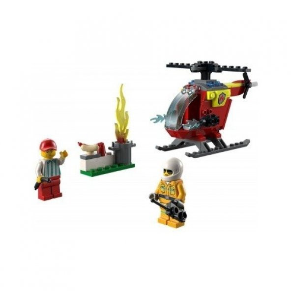 LEGO Yangın Helikopteri 60318 - Resim 2