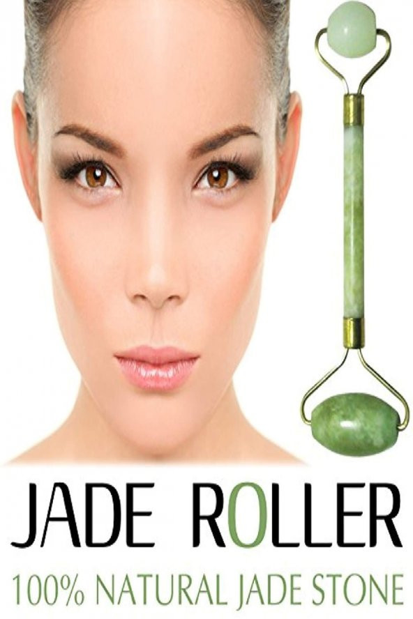 Biterse - Jade Roler 2li Yeşim Taşı Yüz Masaj Aleti