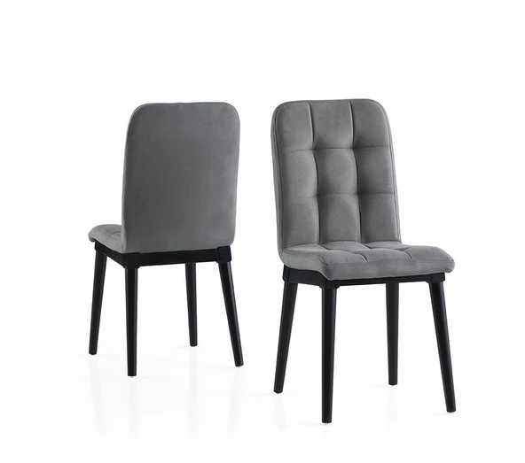 Modern Ahşap Mutfak Sandalyesi Duru 2 Li Set - 2