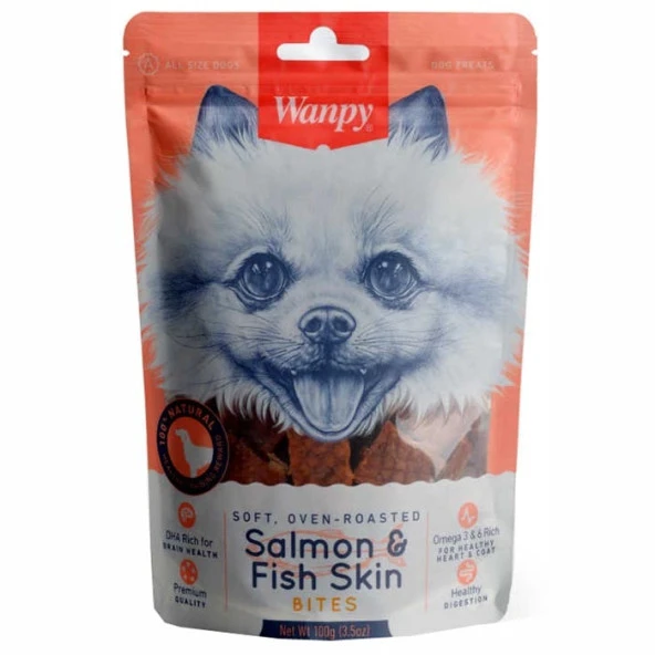 Wanpy Gerçek Somon Dilimleri 100 gr FA-31 Köpek Ödülü - 8