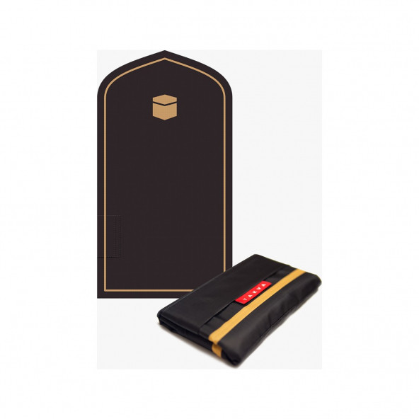 TAKVA THE POCKET SEJADAH PORTABLE PRAYER MAT Black